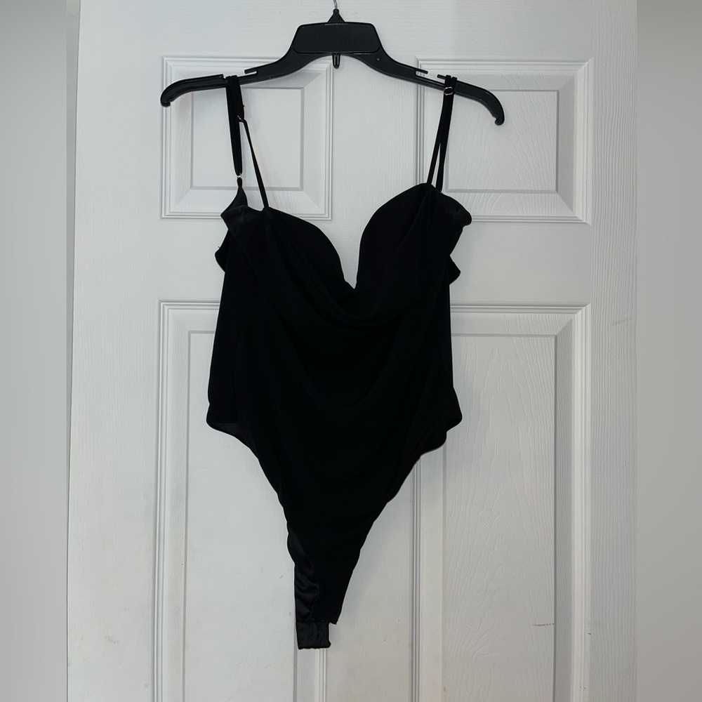 Zara bodysuit with draped front